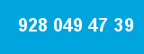 928 049 47 39 928 049 47 39